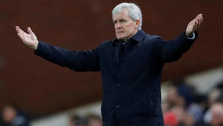 Mark Hughes is under immense pressure at Stoke City following today's FA Cup exit